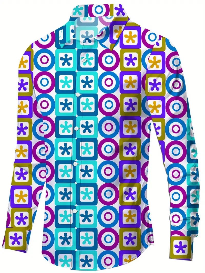 Chemise Homme Manches Longues Soie & Bambou – Casual Élégante - Chemise Homme - BDM Beauty & Fashion Intl.