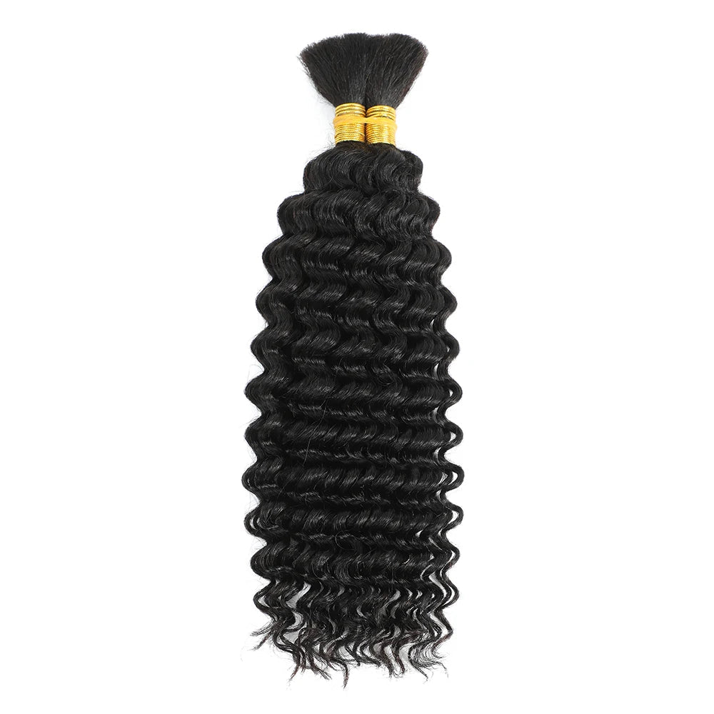 Cheveux Brésiliens Deep Wave Bulk Boho Crochet 100% - Extensions Cheveux - BDM Beauty & Fashion Intl.