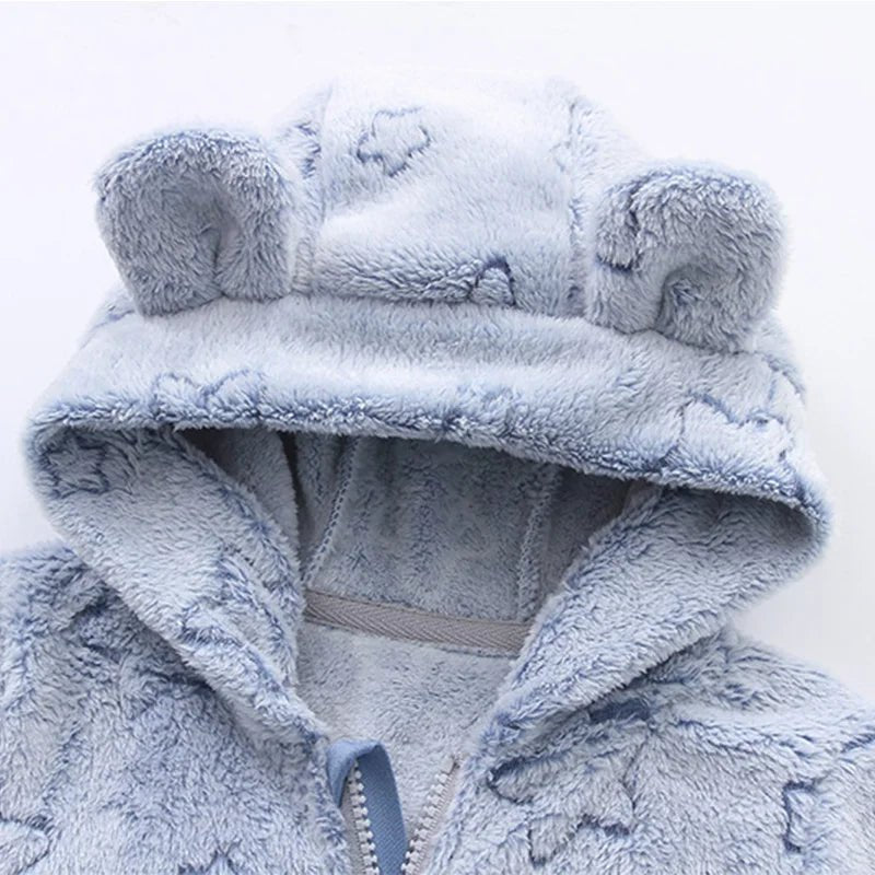 Combinaison Hiver Bébé – Pilote Chaud en Flanelle pour Garçon & Fille (0–12 Mois) - Combinaison bébé / Pilote hiver - BDM Beauty & Fashion Intl.