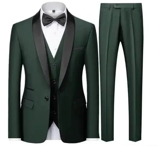 Costume Homme 3 Pièces – Blazer, Gilet & Pantalon | Slim Fit Élégant, Mariage & Soirée, Style Luxe 2025 - Costume Homme 3 Pièces - BDM Beauty & Fashion Intl.