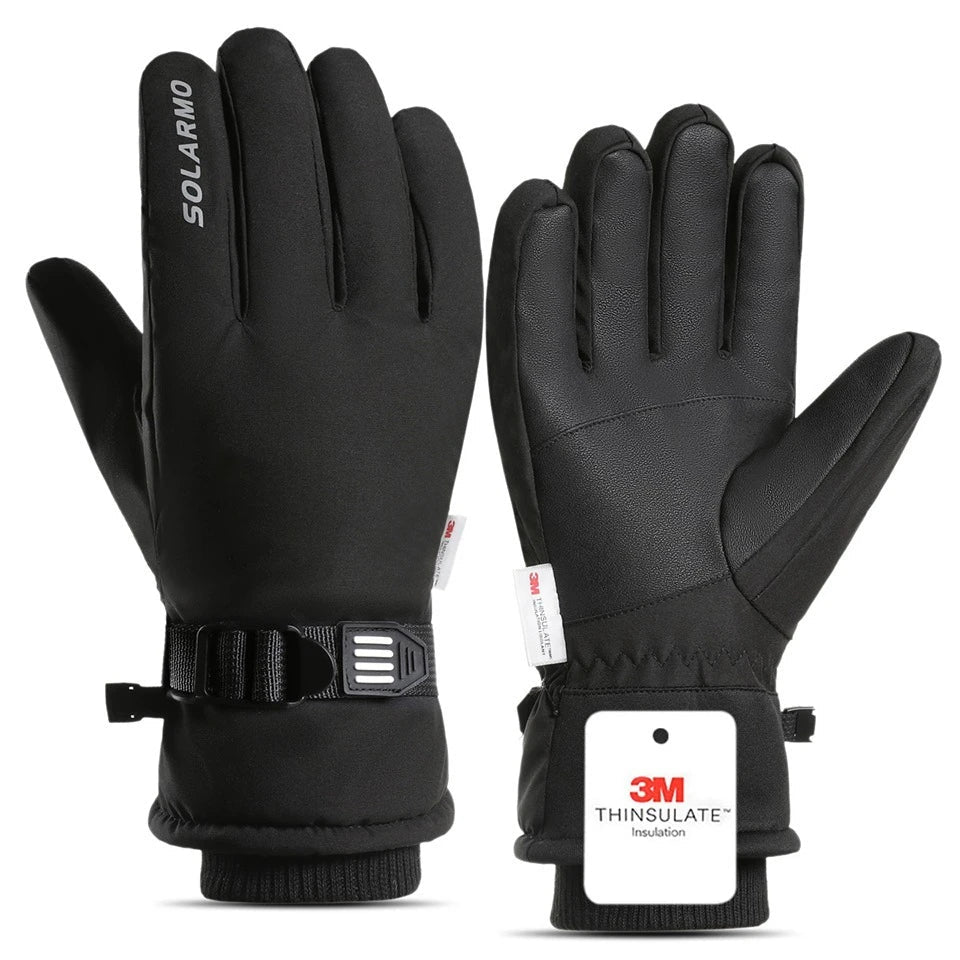 Gants d’Hiver - 40°C Imperméables & Antifroid | Tactile, Antidérapants, Cyclisme & Ski | Doublure Chaude Coupe - Vent - Accessoire Voiture – Hiver - BDM Beauty & Fashion Intl.