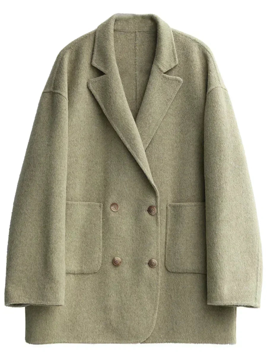 Manteau Hiver Femme – Laine Coupe Ample Élégant - Manteau Femme - BDM Beauty & Fashion Intl.