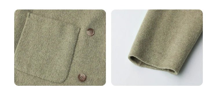 Manteau Hiver Femme – Laine Coupe Ample Élégant - Manteau Femme - BDM Beauty & Fashion Intl.