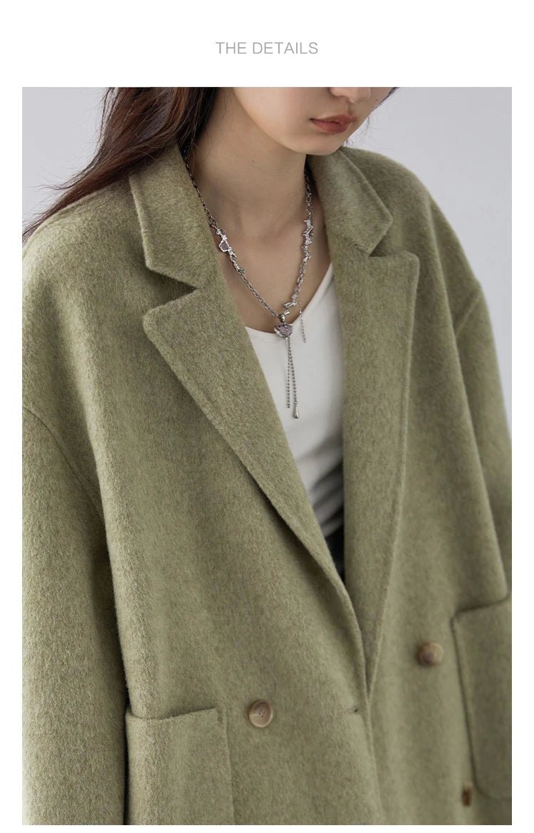 Manteau Hiver Femme – Laine Coupe Ample Élégant - Manteau Femme - BDM Beauty & Fashion Intl.