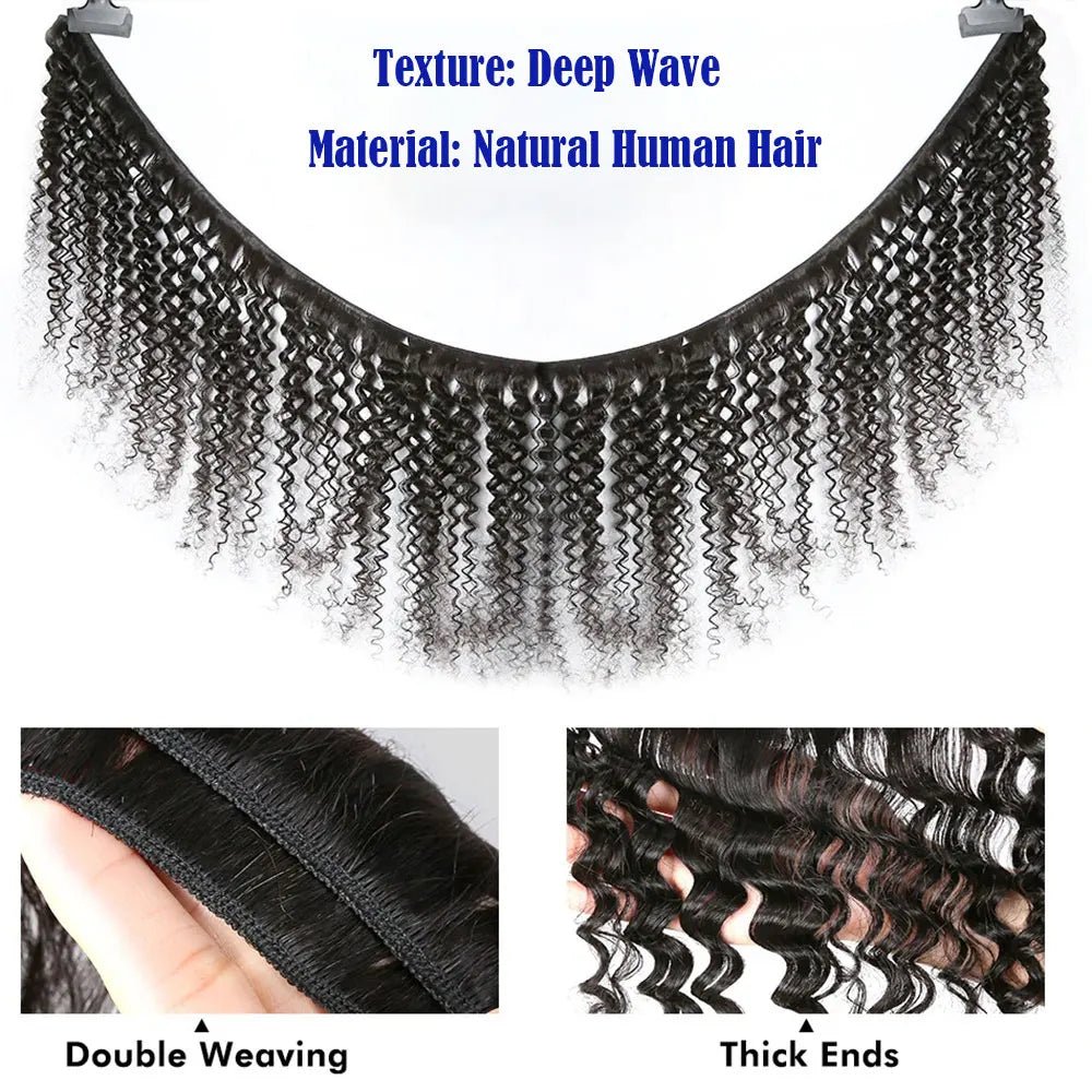 Mèches Cheveux Deep Wave Birmans Water Wave Premium - Extensions Cheveux - BDM Beauty & Fashion Intl.