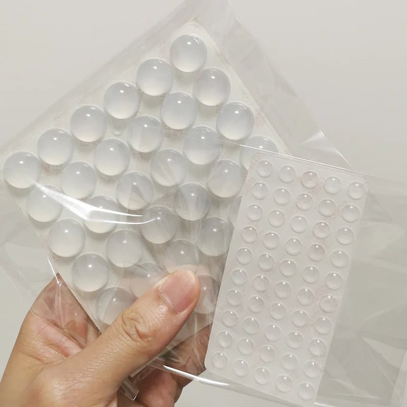 Pastilles Antidérapantes Transparente – Patins en Silicone Auto - Adhésifs pour Meubles, Portes & Tiroirs | Anti - Choc et Anti - Bruit - Protection Meubles - BDM Beauty & Fashion Intl.