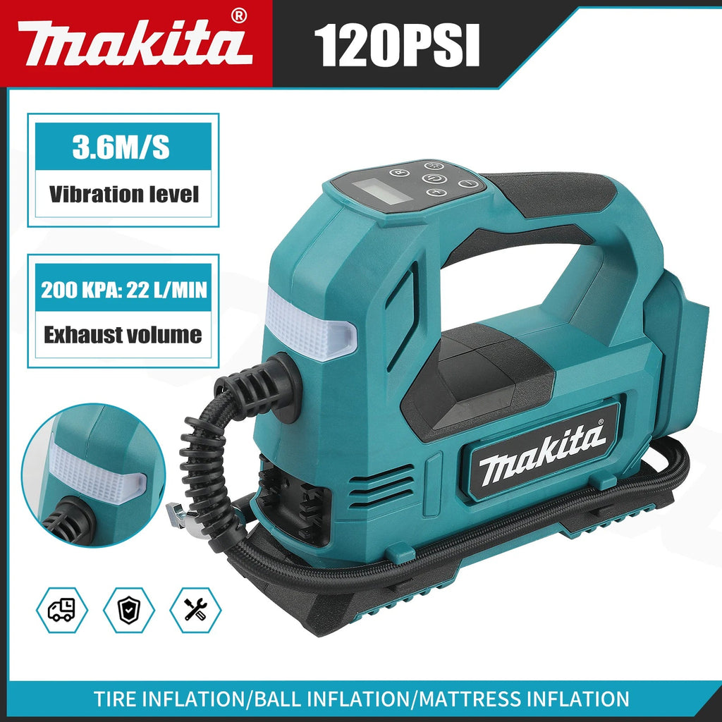 Pompe à Air Portable 18V – Gonfleur Sans Fil Voiture - Outil électrique - BDM Beauty & Fashion Intl.