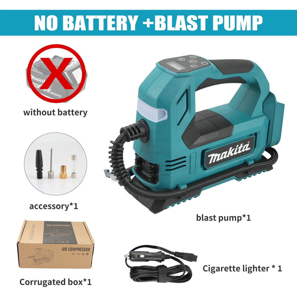 Pompe à Air Portable 18V – Gonfleur Sans Fil Voiture - Outil électrique - BDM Beauty & Fashion Intl.