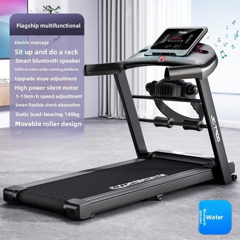 Tapis de Course Pliable 2.0HP – LED, Ultra Silencieux, Compact, Gym Maison, Programmes de Cardio & Shock - Absorbing | XMWL JC - 900T - Tapis de course / Treadmill - BDM Beauty & Fashion Intl.