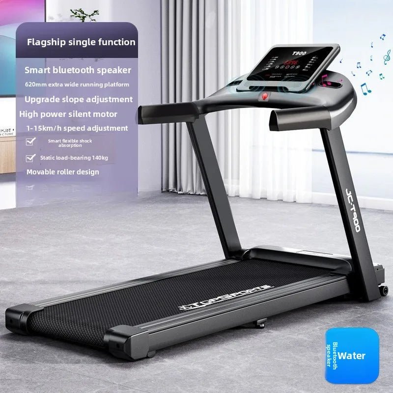Tapis de Course Pliable 2.0HP – LED, Ultra Silencieux, Compact, Gym Maison, Programmes de Cardio & Shock - Absorbing | XMWL JC - 900T - Tapis de course / Treadmill - BDM Beauty & Fashion Intl.