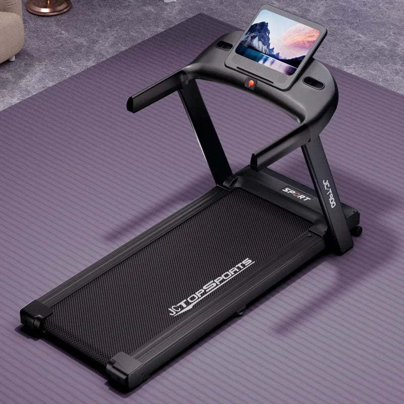 Tapis de Course Pliable 2.0HP – LED, Ultra Silencieux, Compact, Gym Maison, Programmes de Cardio & Shock - Absorbing | XMWL JC - 900T - Tapis de course / Treadmill - BDM Beauty & Fashion Intl.