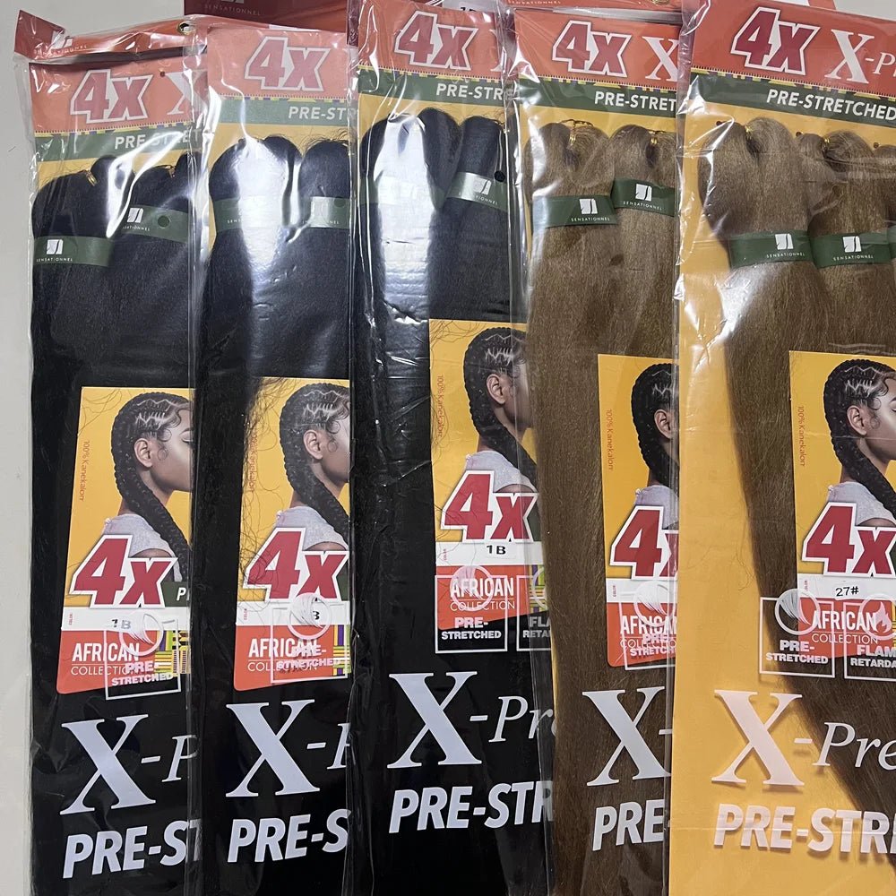 Tresses Synthétiques 38" Kanekalon Box Braids Lot 4 - Tresses Synthétiques - BDM Beauty & Fashion Intl.