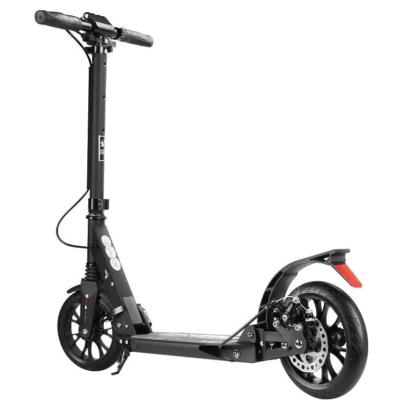 Trottinette Aluminium Shock - Absorbing – Pliable 1 Seconde | Scooter Léger Jeunes & Adultes, 2 Roues PU, Anti - Chocs - Trottinette Pliable / Scooter Urbain - BDM Beauty & Fashion Intl.